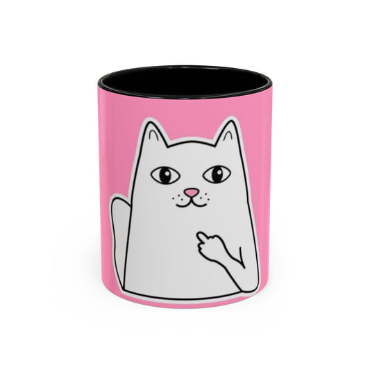 Funny Cat Dark Humor Coffee Mug 11 15oz
